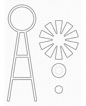 My Favorite Things Die-namics Windmill (MFT-2309) My Favorite Things Die-namics Windmill (MFT-2309)