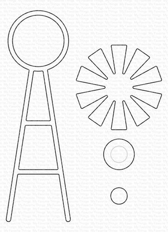 My Favorite Things Die-namics Windmill (MFT-2309) My Favorite Things Die-namics Windmill (MFT-2309)