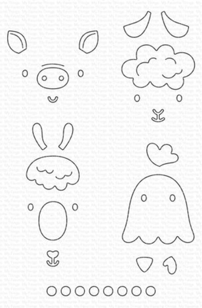 My Favorite Things Die-namics Friendly Farm Faces (MFT-2310) My Favorite Things Die-namics Friendly Farm Faces (MFT-2310)