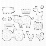 My Favorite Things Die-namics Farm-tastic Friends (MFT-2317)