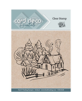 Card Deco Clear Stamp Christmas House (CDECS108)