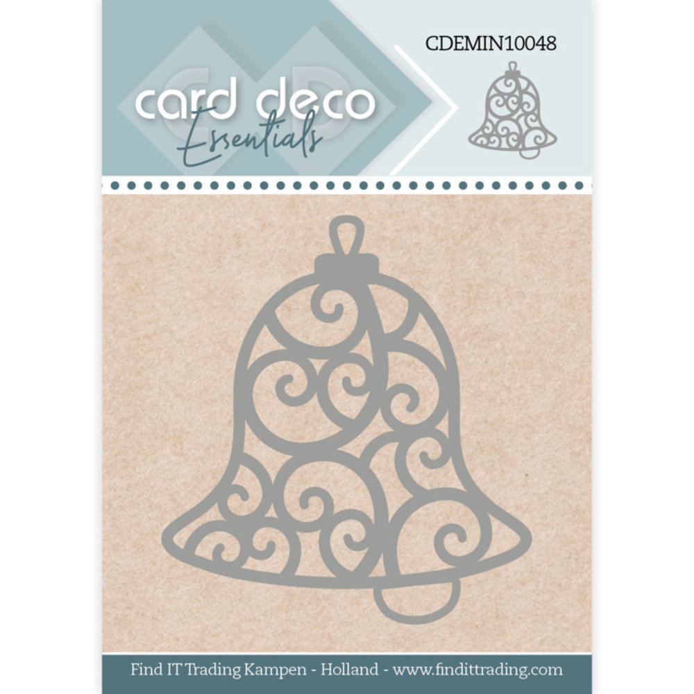 Card Deco Mini Snijmal Christmas Bell (CDEMIN10048) Card Deco Mini Snijmal Christmas Bell (CDEMIN10048)