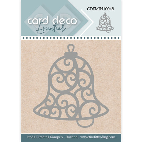 Card Deco Mini Snijmal Christmas Bell (CDEMIN10048) Card Deco Mini Snijmal Christmas Bell (CDEMIN10048)