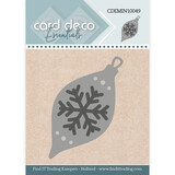 Card Deco Mini Snijmal Christmas Bauble (CDEMIN10049)*