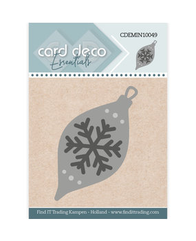 Card Deco Mini Snijmal Christmas Bauble (CDEMIN10049)* Card Deco Mini Snijmal Christmas Bauble (CDEMIN10049)*