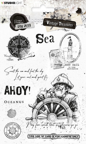 Studio Light Vintage Treasures Clear Stamps Sail (SL-VT-STAMP250)