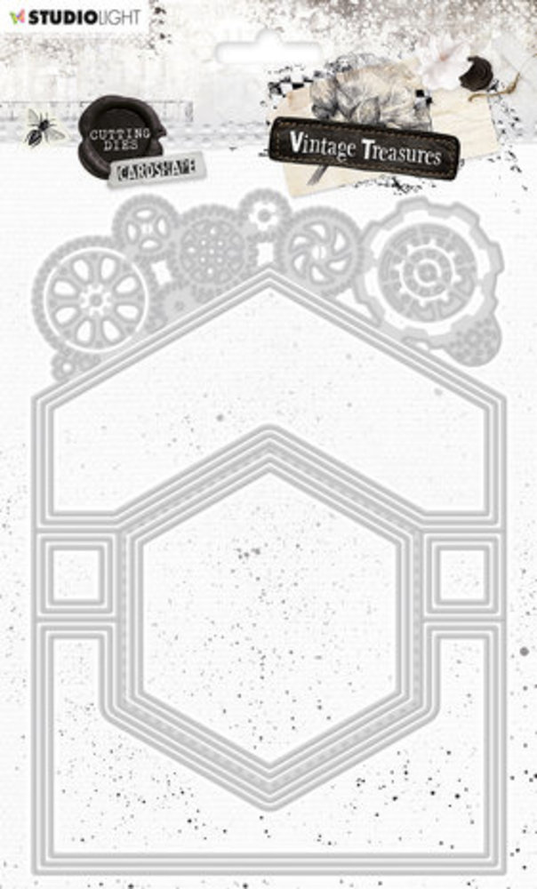 Studio Light Vintage Treasures Snijmal Card Shape Industrial (SL-VT-CD265) Studio Light Vintage Treasures Snijmal Card Shape Industrial (SL-VT-CD265)