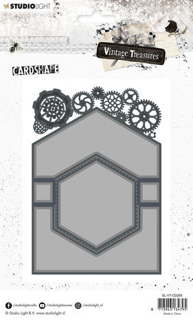 Studio Light Vintage Treasures Snijmal Card Shape Industrial (SL-VT-CD265) Studio Light Vintage Treasures Snijmal Card Shape Industrial (SL-VT-CD265)