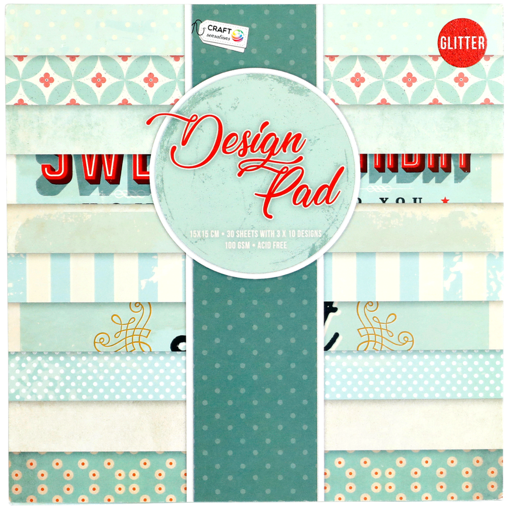 Craft Sensations Mint 6x6 Inch Paper Pad (3005277) Craft Sensations Mint 6x6 Inch Paper Pad (3005277)