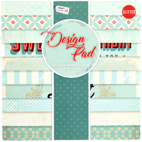 Craft Sensations Mint 6x6 Inch Paper Pad (3005277) Craft Sensations Mint 6x6 Inch Paper Pad (3005277)