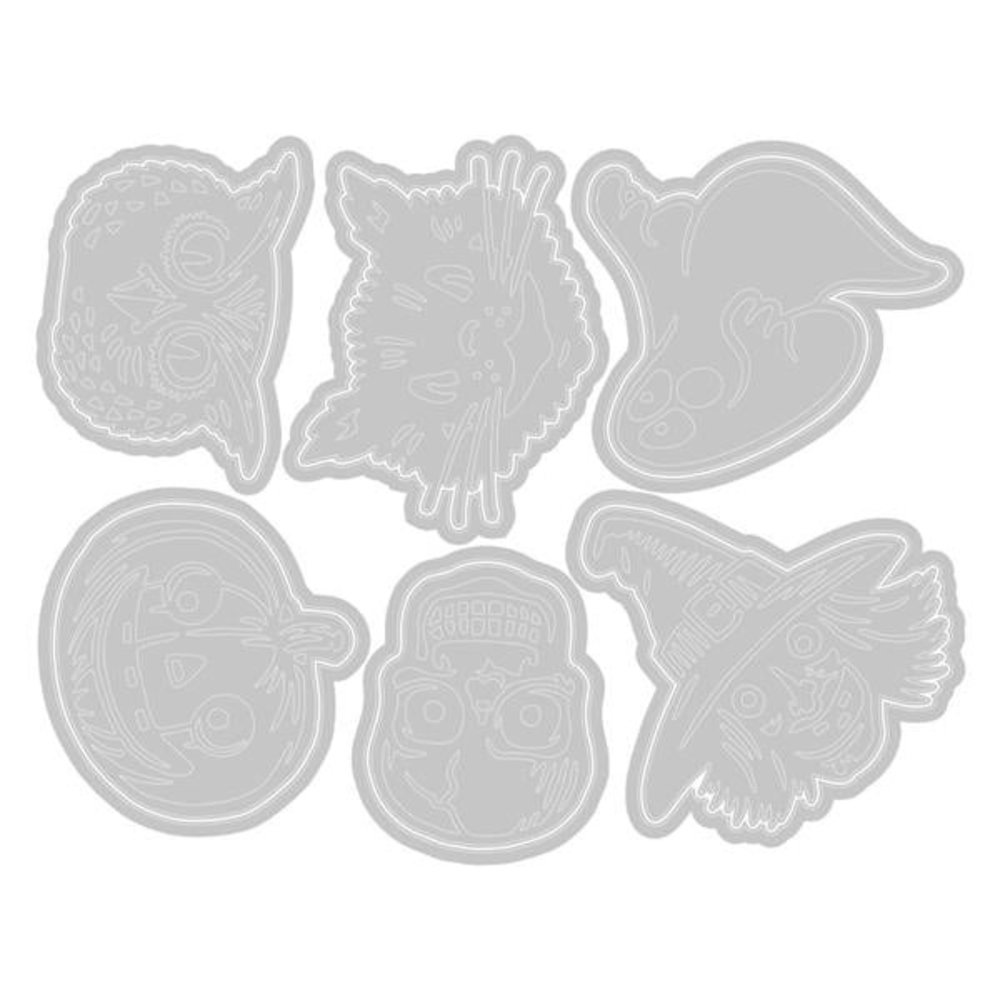 Sizzix Thinlits Die Set Retro Halloween (666000) Sizzix Thinlits Die Set Retro Halloween (666000)