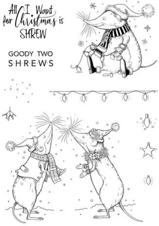 Pink Ink Designs Christmas Series All I Want For Christmas Is Shrew A5 Clear Stamps (PI181) Pink Ink Designs Christmas Series All I Want For Christmas Is Shrew A5 Clear Stamps (PI181)