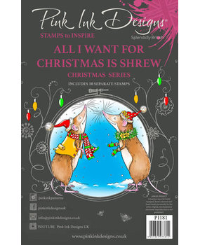 Pink Ink Designs Christmas Series All I Want For Christmas Is Shrew A5 Clear Stamps (PI181) Pink Ink Designs Christmas Series All I Want For Christmas Is Shrew A5 Clear Stamps (PI181)