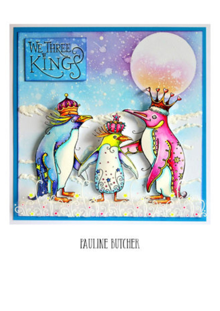 Pink Ink Designs Christmas Series We Three Kings A6 Clear Stamps (PI0A6037)