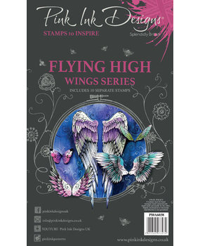 Pink Ink Designs Wings Series Flying High A6 Clear Stamps (PI0A6038) Pink Ink Designs Wings Series Flying High A6 Clear Stamps (PI0A6038)