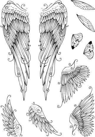 Pink Ink Designs Wings Series Flying High A6 Clear Stamps (PI0A6038)