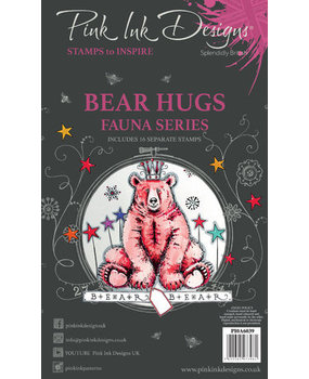 Pink Ink Designs Fauna Series Bear Hugs A6 Clear Stamps (PI0A6039) Pink Ink Designs Fauna Series Bear Hugs A6 Clear Stamps (PI0A6039)
