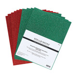 Spellbinders Pop-Up Die Cutting Glitter Foam Sheets Red & Green (SCS-174)