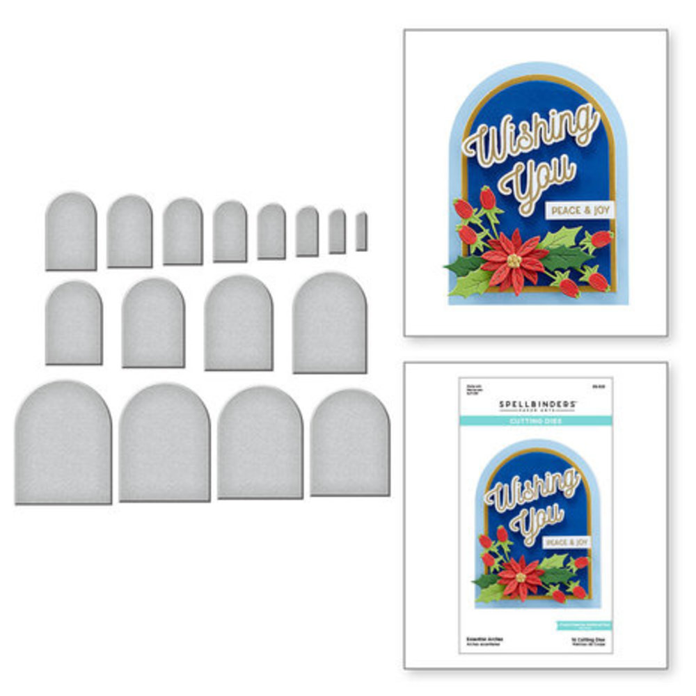 Spellbinders Glimmer Greetings Snijmal Essential Arches (S5-526) Spellbinders Glimmer Greetings Snijmal Essential Arches (S5-526)