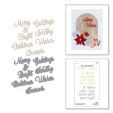 Spellbinders Glimmer Greetings Merry Glimmer Sentiments Glimmer Hot Foil Plate & Die (GLP-346)