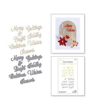 Spellbinders Glimmer Greetings Merry Glimmer Sentiments Glimmer Hot Foil Plate & Die (GLP-346) Spellbinders Glimmer Greetings Merry Glimmer Sentiments Glimmer Hot Foil Plate & Die (GLP-346)