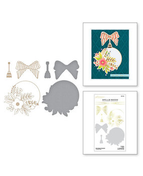 Spellbinders Glimmer Greetings Blooming Ornament Glimmer Hot Foil Plate & Die (GLP-349) Spellbinders Glimmer Greetings Blooming Ornament Glimmer Hot Foil Plate & Die (GLP-349)