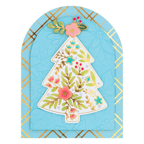 Spellbinders Glimmer Greetings Blooming Tree Glimmer Hot Foil Plate & Die (GLP-350) Spellbinders Glimmer Greetings Blooming Tree Glimmer Hot Foil Plate & Die (GLP-350)