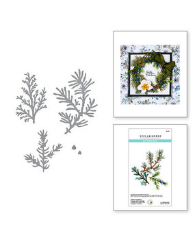 Spellbinders Winter Garden Snijmal Winter Evergreen Foliage and Ladybugs (S5-515) Spellbinders Winter Garden Snijmal Winter Evergreen Foliage and Ladybugs (S5-515)