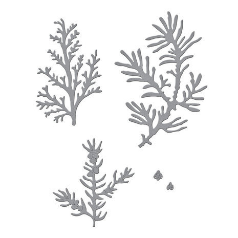 Spellbinders Winter Garden Snijmal Winter Evergreen Foliage and Ladybugs (S5-515) Spellbinders Winter Garden Snijmal Winter Evergreen Foliage and Ladybugs (S5-515)