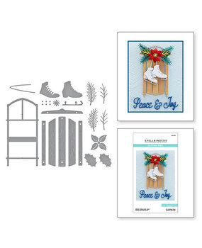 Spellbinders Celebrate the Season Snijmal Winter Welcome Sled (S4-1219)