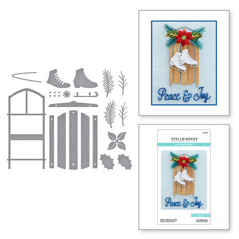 Spellbinders Celebrate the Season Snijmal Winter Welcome Sled (S4-1219)