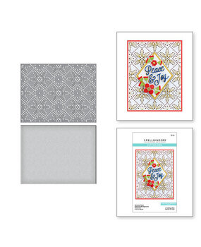 Spellbinders Stichmas Christmas Snijmal Stitched Petal Diamond Background (S5-529) Spellbinders Stichmas Christmas Snijmal Stitched Petal Diamond Background (S5-529)