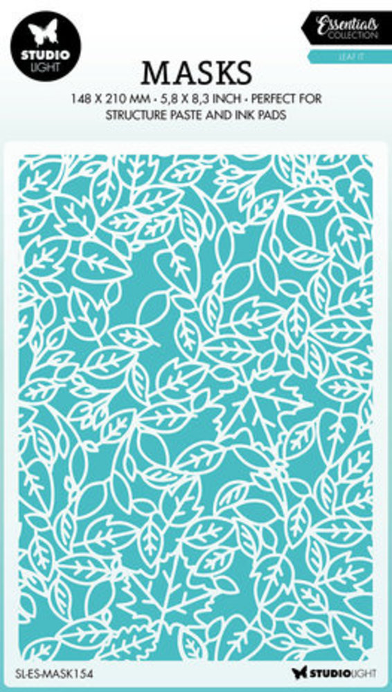 Studio Light Essentials Leaf It A5 Masking Stencil (SL-ES-MASK154) Studio Light Essentials Leaf It A5 Masking Stencil (SL-ES-MASK154)