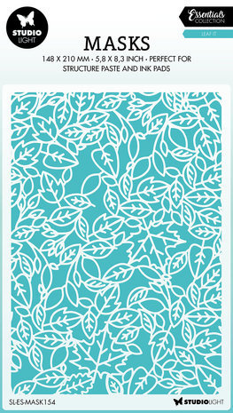 Studio Light Essentials Leaf It A5 Masking Stencil (SL-ES-MASK154) Studio Light Essentials Leaf It A5 Masking Stencil (SL-ES-MASK154)