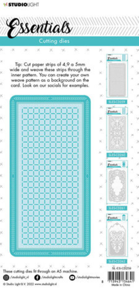 Studio Light Essentials Snijmal Slimline Weaving (SL-ES-CD259) Studio Light Essentials Snijmal Slimline Weaving (SL-ES-CD259)