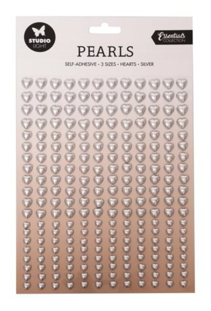 Studio Light Essentials Self-Adhesive Pearls Silver Hearts (SL-ES-PEARL08) Studio Light Essentials Self-Adhesive Pearls Silver Hearts (SL-ES-PEARL08)