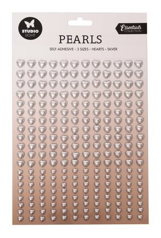 Studio Light Essentials Self-Adhesive Pearls Silver Hearts (SL-ES-PEARL08) Studio Light Essentials Self-Adhesive Pearls Silver Hearts (SL-ES-PEARL08)