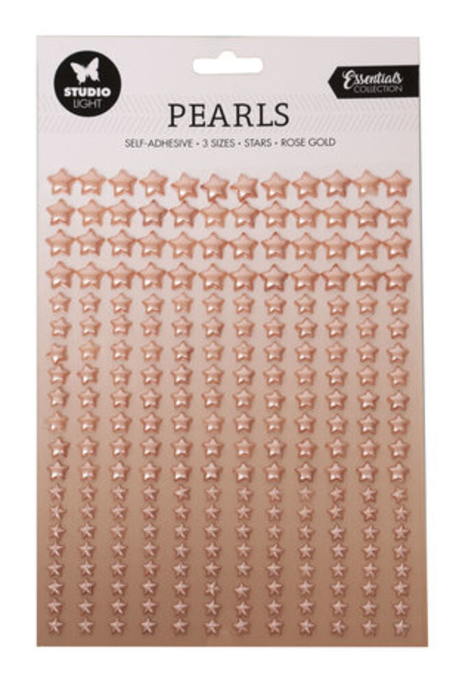 Studio Light Essentials Self-Adhesive Pearls Rose Gold Stars (SL-ES-PEARL10) Studio Light Essentials Self-Adhesive Pearls Rose Gold Stars (SL-ES-PEARL10)
