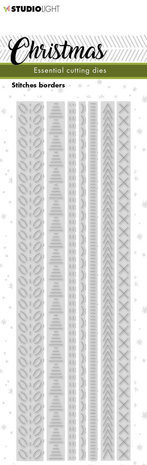 Studio Light Christmas Snijmal Stitches Borders (SL-ES-CD246) Studio Light Christmas Snijmal Stitches Borders (SL-ES-CD246)