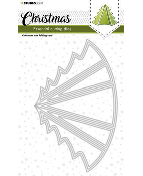 Studio Light Christmas Snijmal Tree Folding Card (SL-ES-CD254) Studio Light Christmas Snijmal Tree Folding Card (SL-ES-CD254)