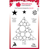 Woodware Big Bubble Christmas Tree Clear Stamps (JGS818)