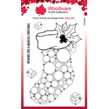 Woodware Big Bubble Stocking Clear Stamps (JGS820)
