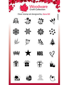 Woodware Big Bubble Small Tops Clear Stamps (JGS822)