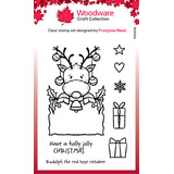 Woodware Festive Rudolph Clear Stamps (FRS936)
