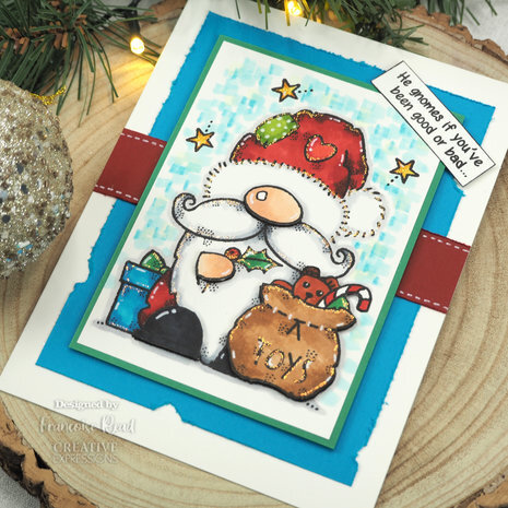 Woodware Santa Gnome Clear Stamps (FRS937) Woodware Santa Gnome Clear Stamps (FRS937)