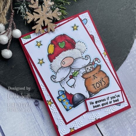 Woodware Santa Gnome Clear Stamps (FRS937) Woodware Santa Gnome Clear Stamps (FRS937)