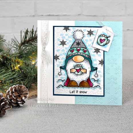 Woodware Winter Gnome Clear Stamps (FRS938) Woodware Winter Gnome Clear Stamps (FRS938)