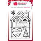 Woodware Christmas House Clear Stamps (FRS940)