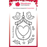 Woodware Christmas Birdhouse Clear Stamps (FRS941)