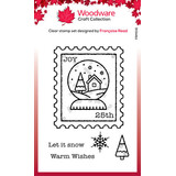 Woodware Snow Globe Clear Stamps (FRM041)